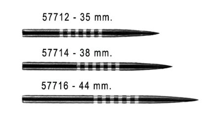 Bull´s Gripex Points 38mm. 57714
