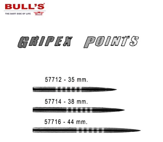 Bull´s Gripex Points 44mm. 57716