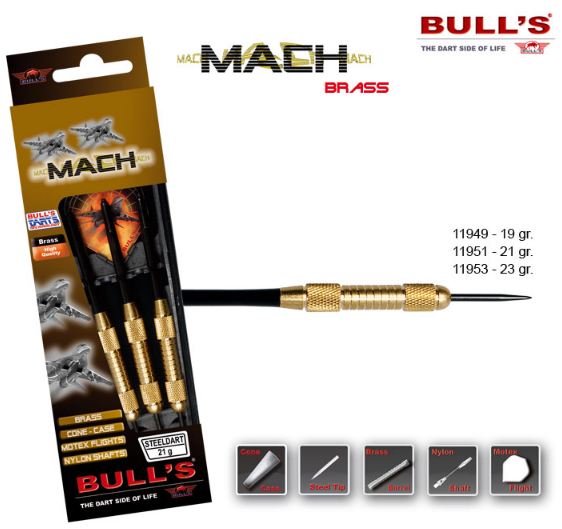 Bull´s Šipky Steel Mach 23gr. 11953