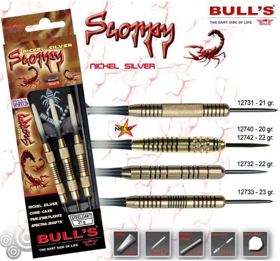 Bull´s Šipky Steel Scorpy 22gr. 12732