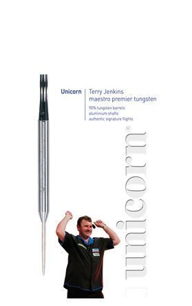 Šipky Unicorn Steel Maestro Premier Natural 22gr. James Wade 10267