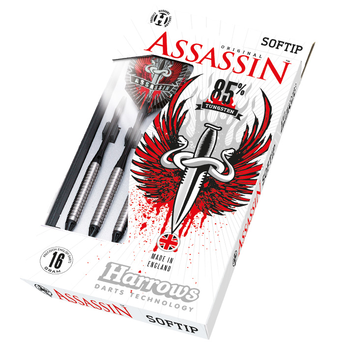 Harrows Šipky Assassin 85% Style B 20gR