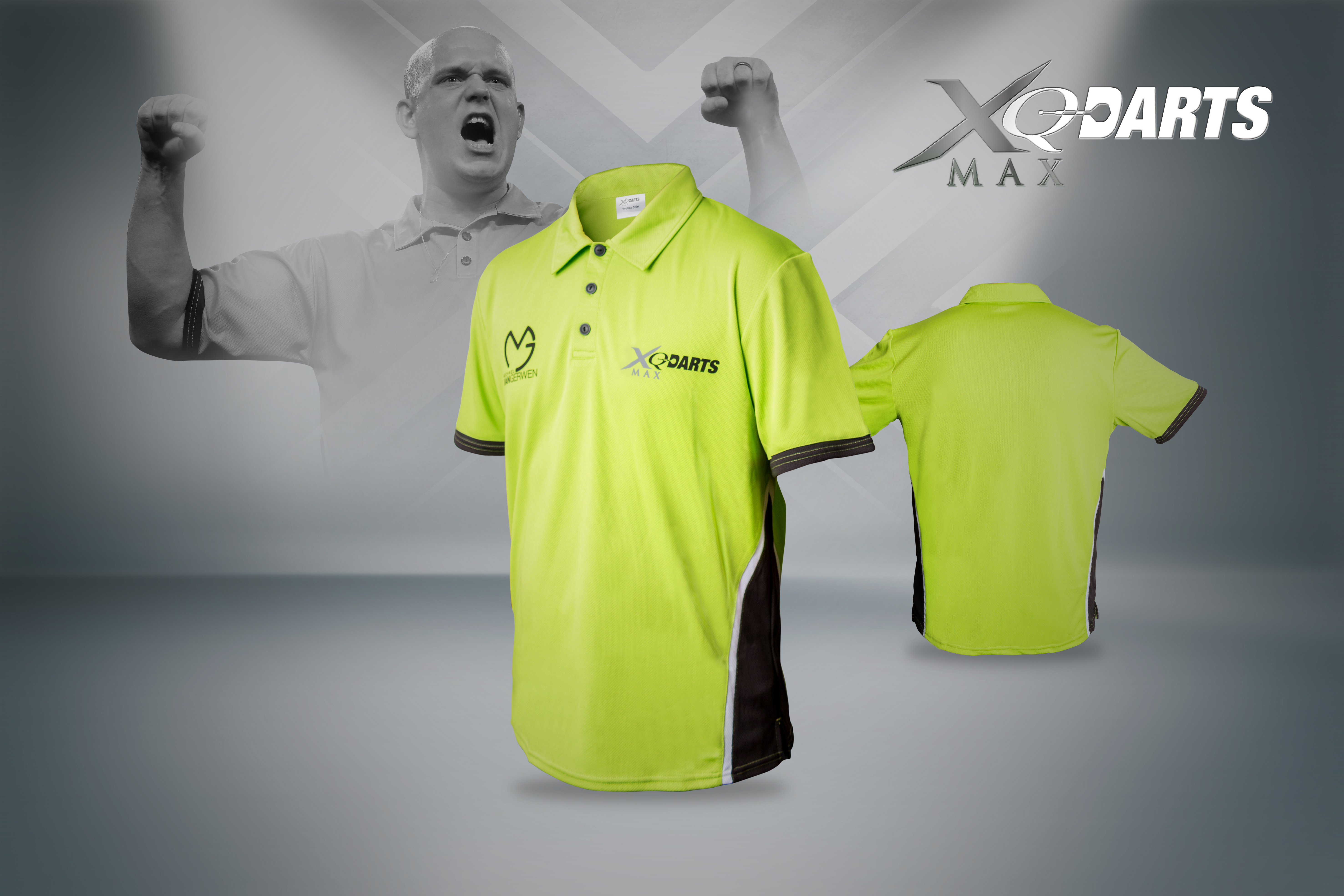 XQMax Darts Polotriko/košile Michael van Gerwen - Original trainingshirt vel. XL