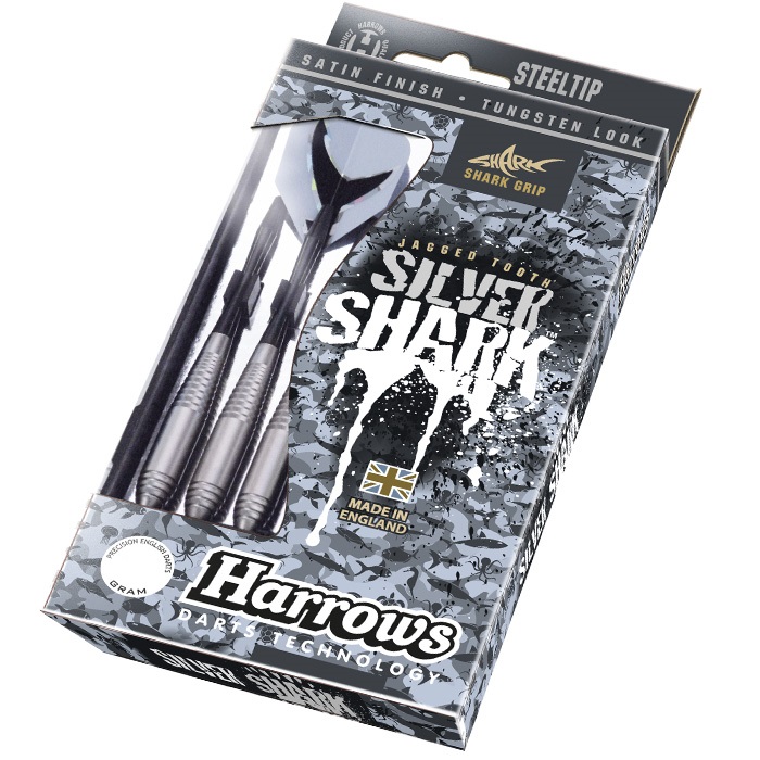 Harrows Šipky Steel Silver Shark 22gR.