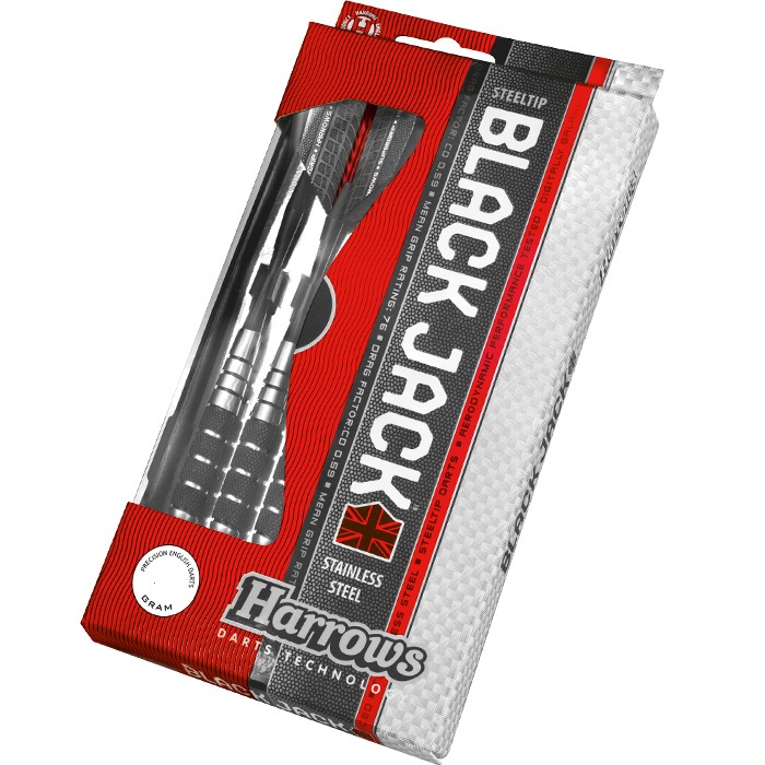 Harrows Šipky Steel Black Jack 22gK