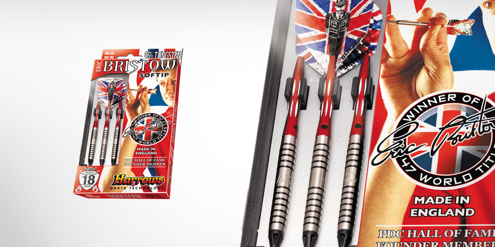 Harrows Šipky Eric Bristow softové 18gR