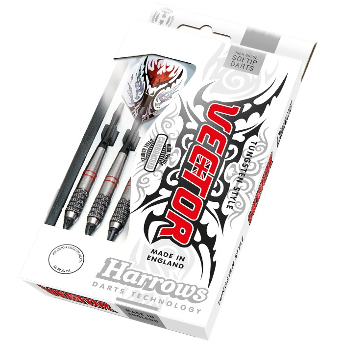 Harrows Šipky Vector Black 16gK