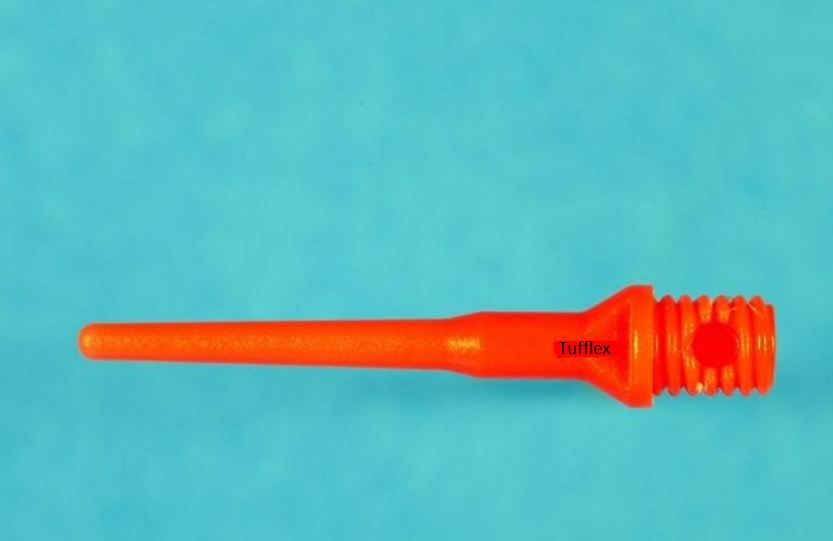 Hroty Tufflex dlouhé 5000 ks oranžové neon