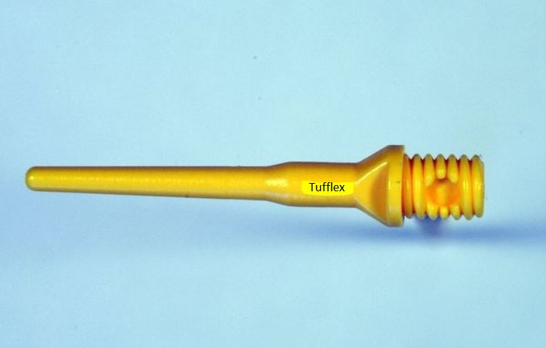 Hroty Tufflex dlouhé 5000 ks tmavě žluté