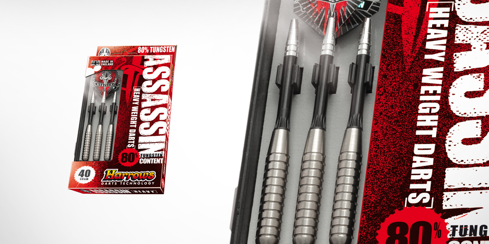 Harrows Šipky Steel Assassin 40gR