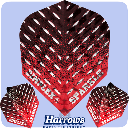 Letky DIMPLEX SPARKLE Harrows červeno-černé 2494