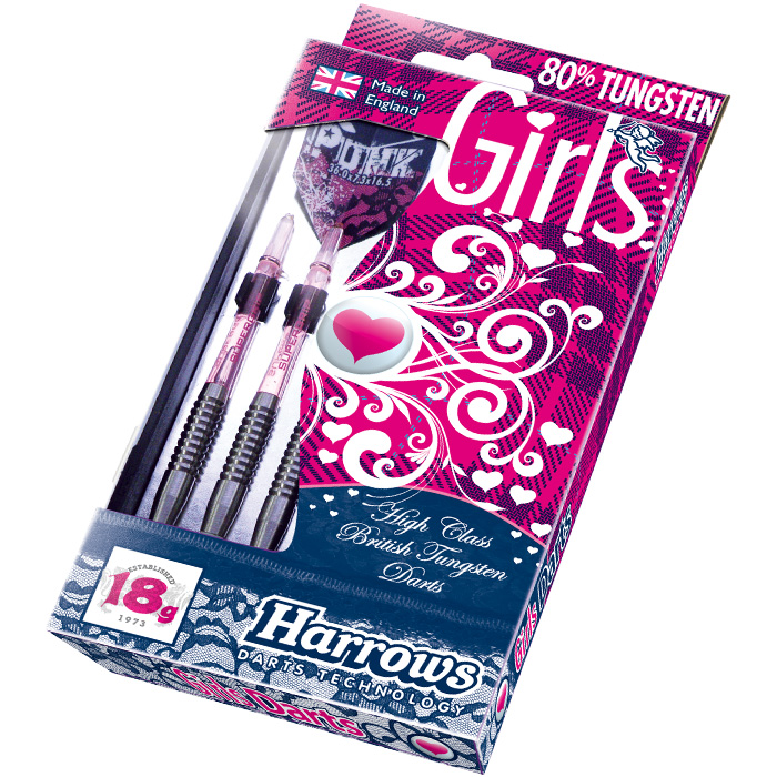 Harrows Šipky Girls 18gR Punk 80%