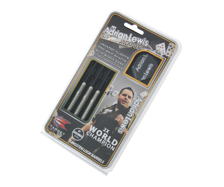 Šipky TARGET Adrian Lewis Silver Jackpot 18gR STEEL