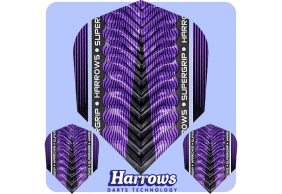 Letky Harrows Supergrip X Flights Purple/Fialové F0974