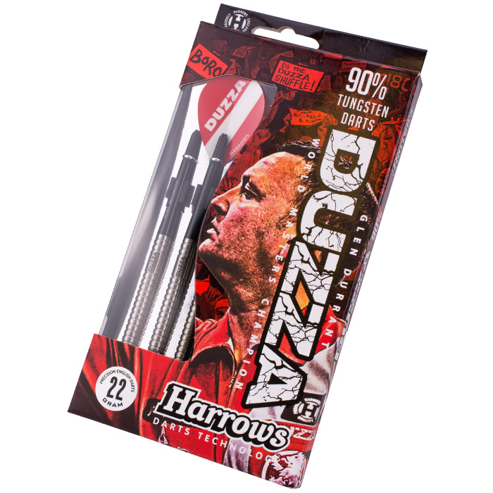 Harrows Šipky Steel Glen Duzza Durrant 90% 22gR.