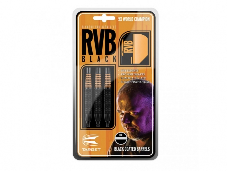 Šipky TARGET black brass Raymond van Barneveld 19g