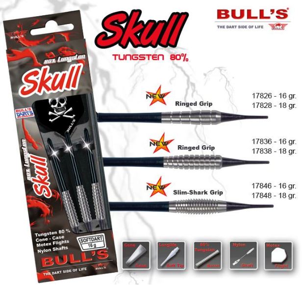 Bull´s Šipky Slkul Ringed Grip 16gr. 17826