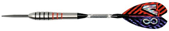 Bull´s Šipky Steel V8 90% Ringed Grip 25gr. 13845