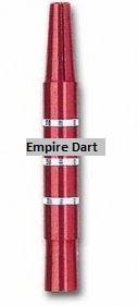 Násadky M3 Aluminium Empire Dart dlouhé červené