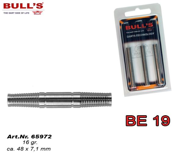 Bull´s Barrels - tělíčka BE19 80% wolfram 16gr. 65972