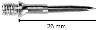 Bull´s Converter Points TX 2BA/6mm - kovové hroty 57612
