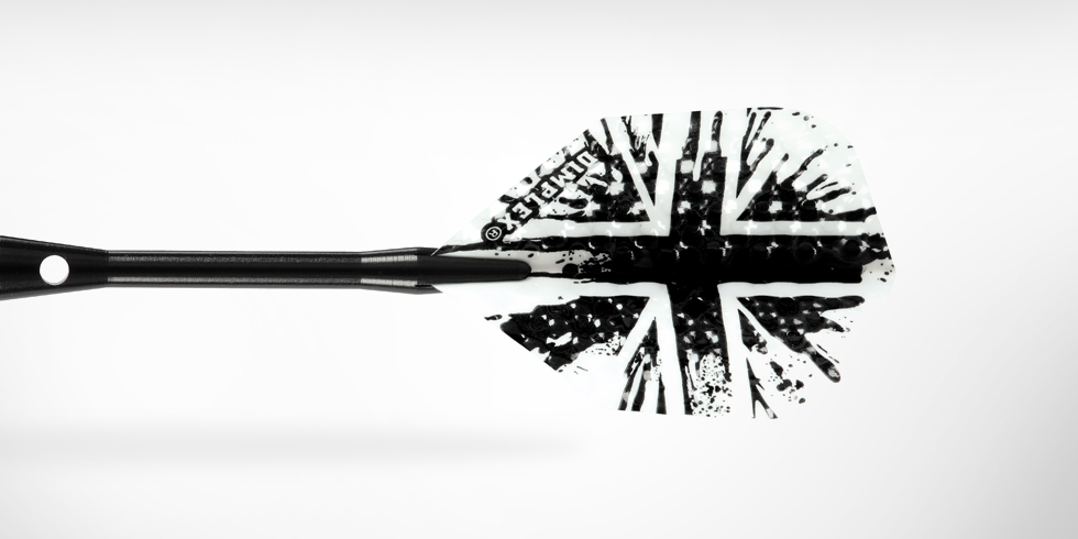 Harrows Šipky Steel Black 22gR Eric Bristow 90%