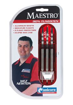 Šipky Unicorn Steel Maestro Natural 22gr. Wes Newton 10655