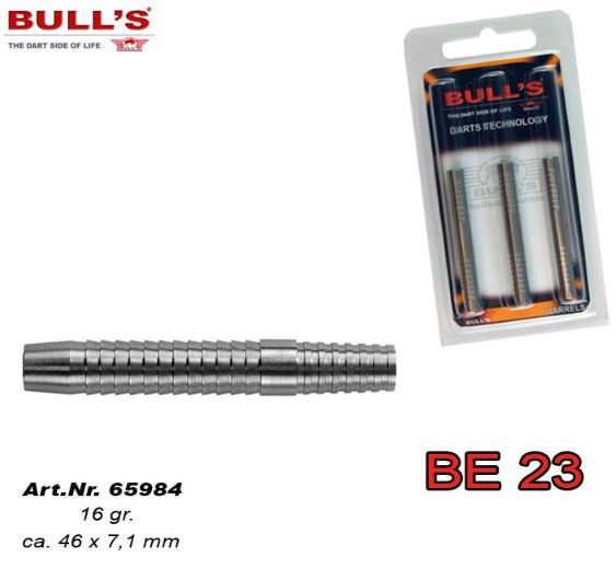 Bull´s Barrels - tělíčka BE 23 80% wolfram 16gr. 65984