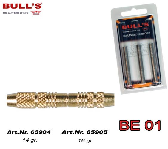 Barrels Brass - tělíčka Bull´s BE 01 14gr. 65904