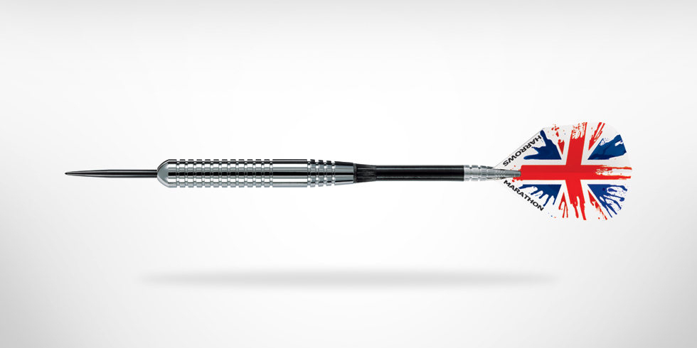 Harrows Šipky Steel Silver Arrows Eric Bristow 18gR
