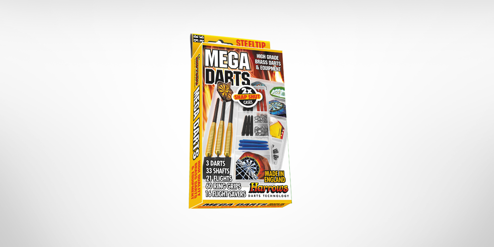 Harrows Šipky Steel Mega Darts