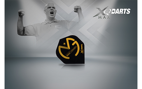 XQMax Darts Letky XQMax 100 - Michael van Gerwen - MvG Black Gold