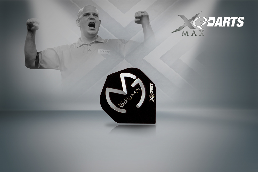 XQMax Darts Letky XQMax 100  - Michael van Gerwen - MvG Black Silver