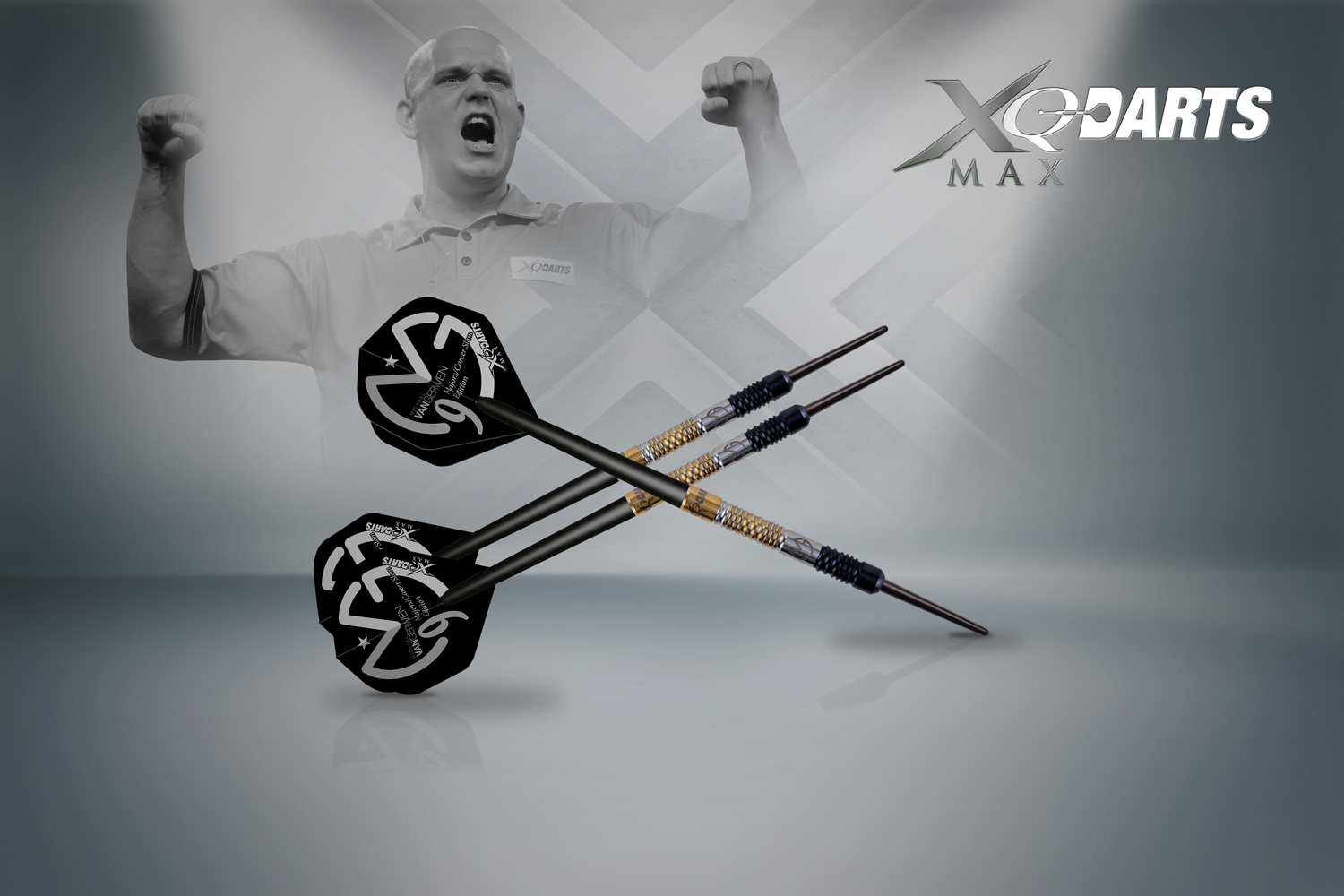XQMAX ŠIPKY SOFTOVÉ 90% TUNGSTEN MICHAEL VAN GERWEN 18GR. - CAREER SLAM