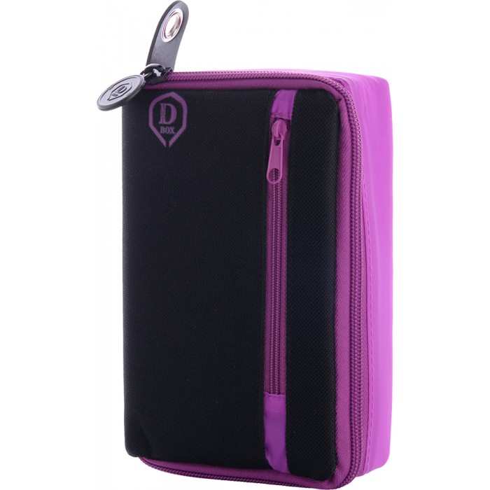 Pouzdro na šipky One80 Large D Box purpurovo-černé