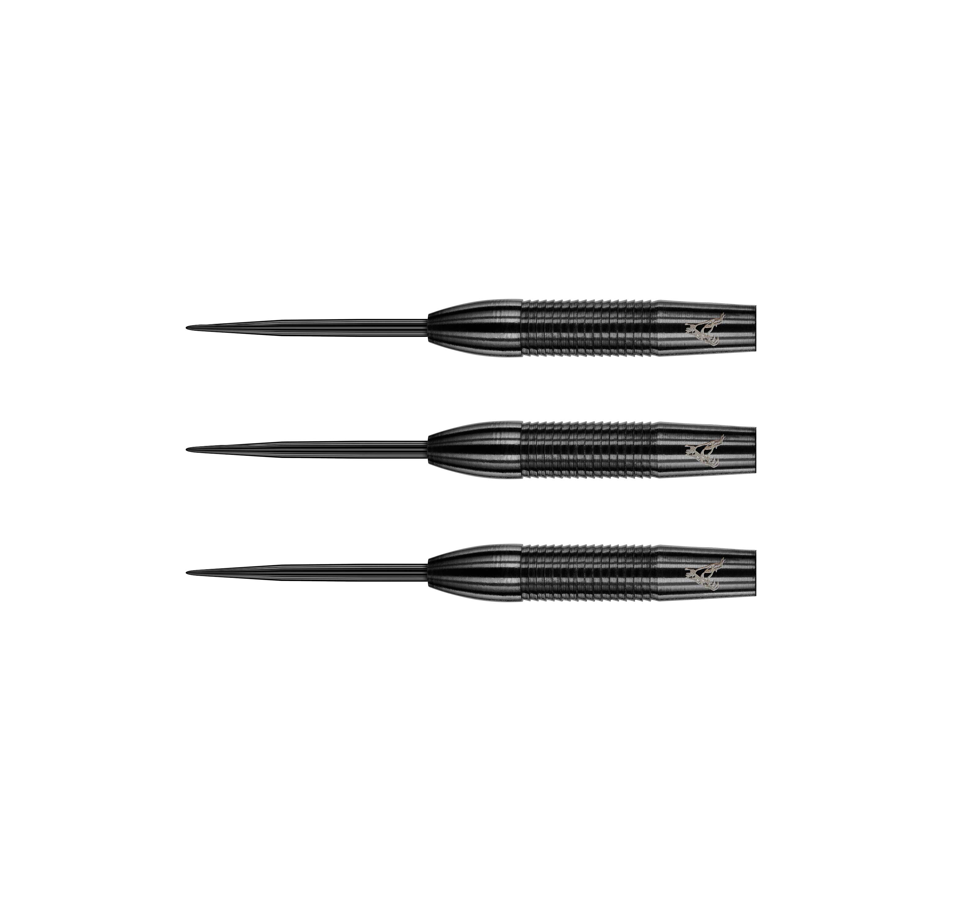 Šipky steel Peter Wright Snakebite 3 Black 22g Tungsten 90% RED DRAGON