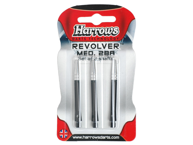 Násadky Revolver Harrows dlouhé černé 0140
