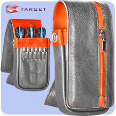 Pouzdro pro šipky Target Daytona Wallet Grey/Orange
