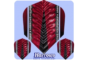 Letky Harrows Supergrip X Flights Red/Červené F0967