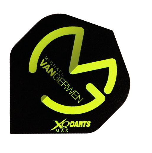 XQMax Darts Letky XQMax 100 - Michael van Gerwen - MvG Black Green