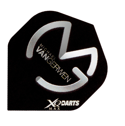 XQMax Darts Letky XQMax 100  - Michael van Gerwen - MvG Black Silver