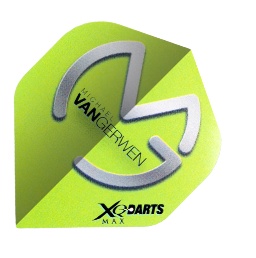 XQMax Darts Letky XQMax 100 - Michael van Gerwen - MvG Green White