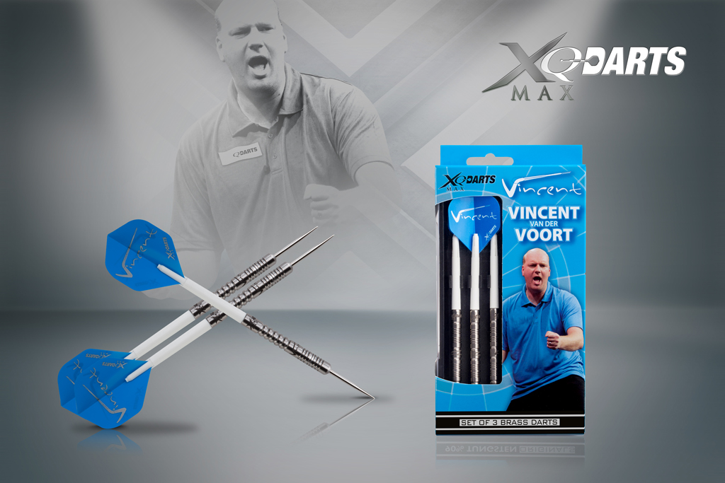 XQMax Šipky steelové Vincent van der Voort 90% Tungsten - 22gR
