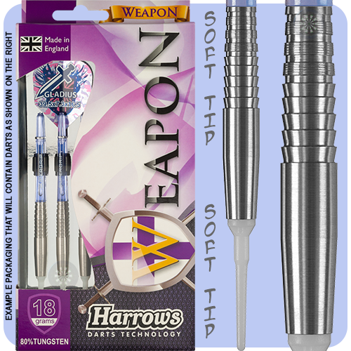 Harrows Šipky Weapon 80% Gladius 18gR