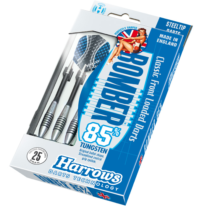 Harrows Šipky Steel Bomber 85% 25gR.