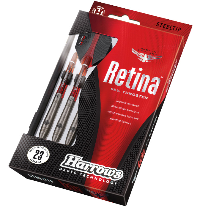 Harrows Šipky Steel Retina 95% 23gR