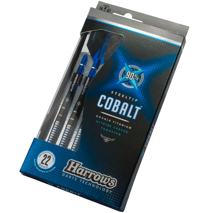 Harrows Šipky Steel Cobalt 90% 22gR