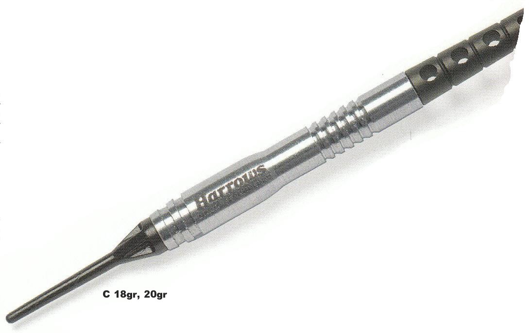 Harrows Šipky Vortex Silver 18gR Style C