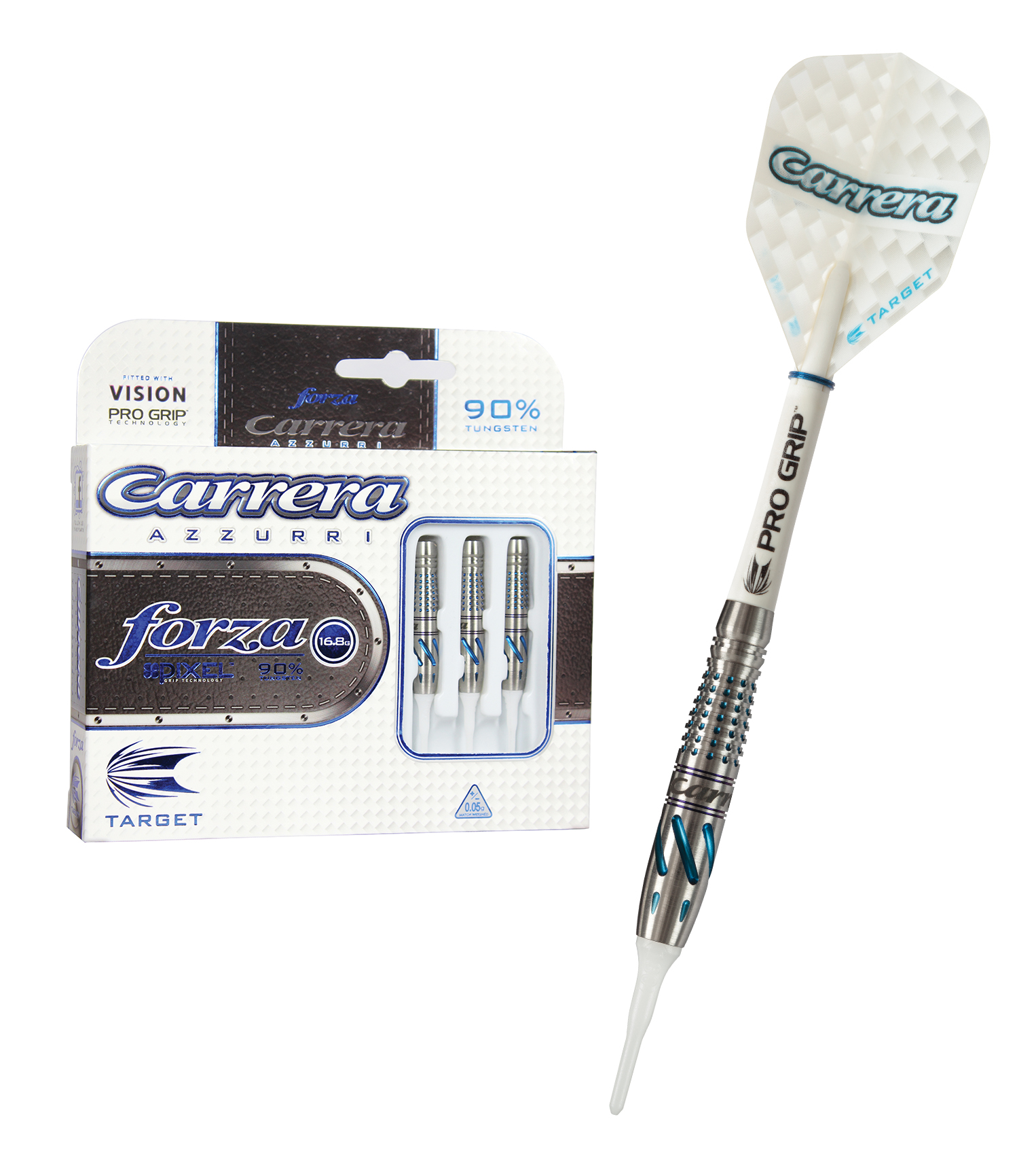 Šipky TARGET Carrera Azzuri Forza 16,8 gr