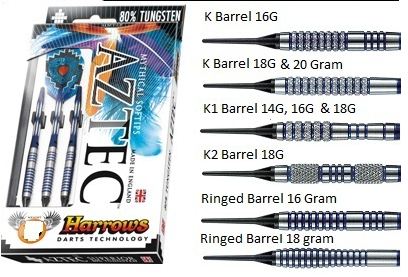 Harrows Šipky Aztec 16gK
